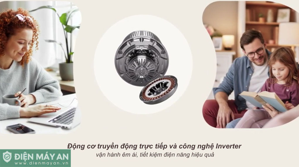 Máy giặt LG AI DD Inverter 12 kg TX2312DT5O